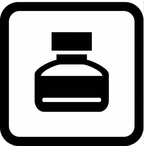Auto-Repair-Shop-black-paint-colour-bottle-Icon-on-white-background