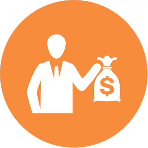 Management-Business-man-person-hold-moneybag-in-hand-Icon