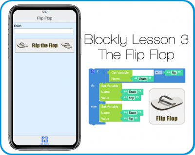 Blockly Lesson 3: The Flip-Flop