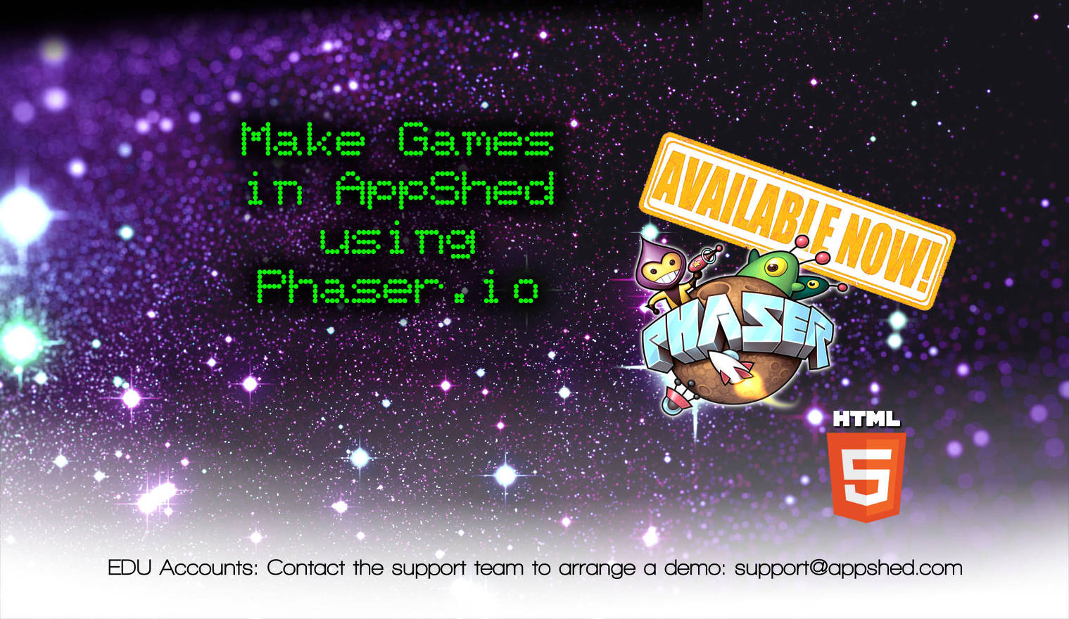 phaser banner